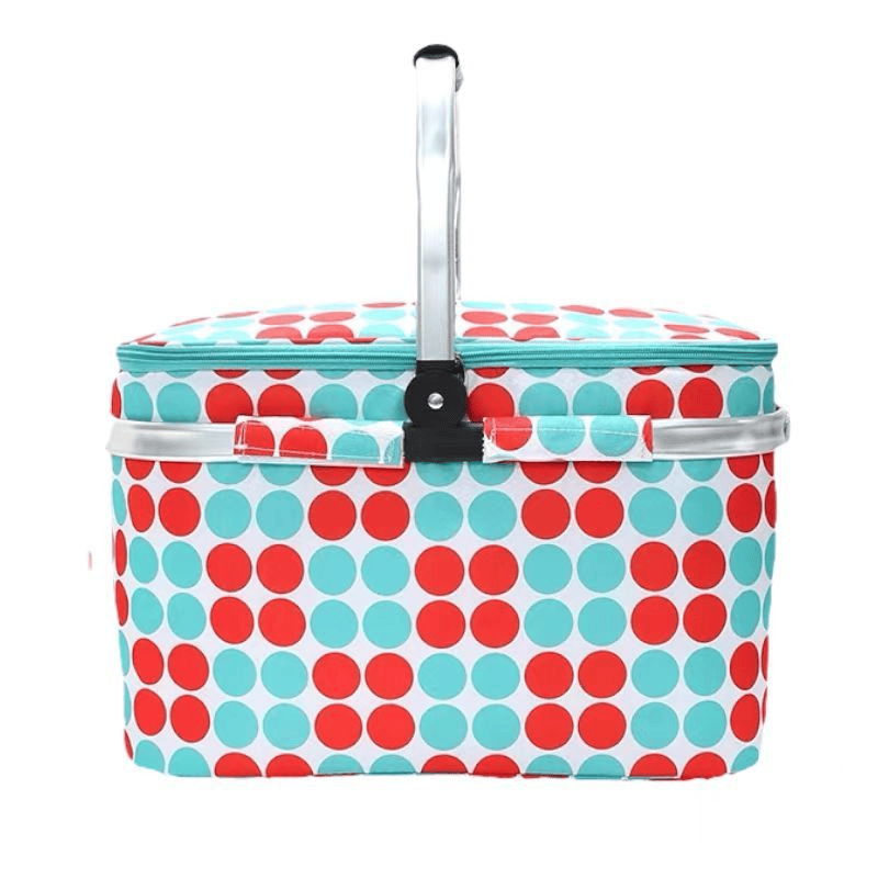 Sannea 25L Foil Insulated Picnic Basket Cooler Bag Sannea 25L Foil Insulated Picnic Basket Cooler Bag